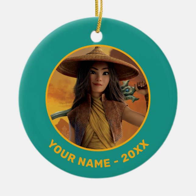 Fearless Raya Ceramic Ornament (Front)