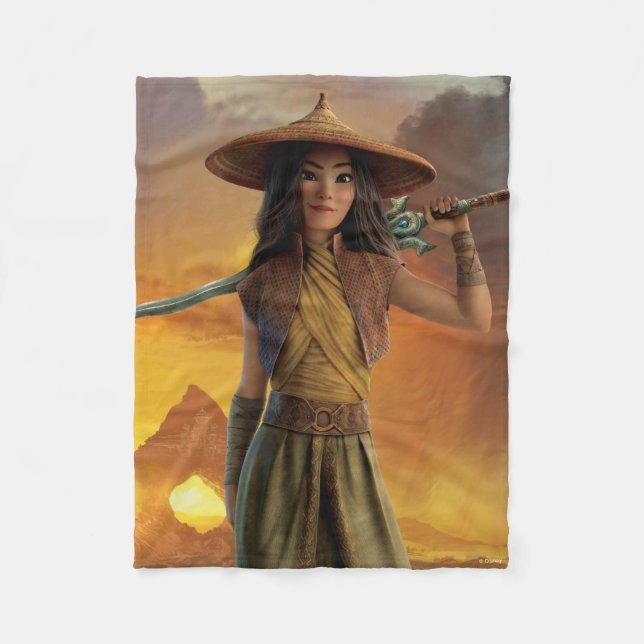 Fearless Raya Fleece Blanket (Front)