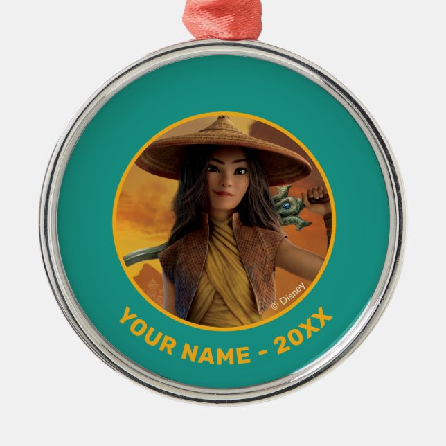 Fearless Raya Metal Ornament (Front)