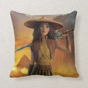 Fearless Raya Throw Pillow