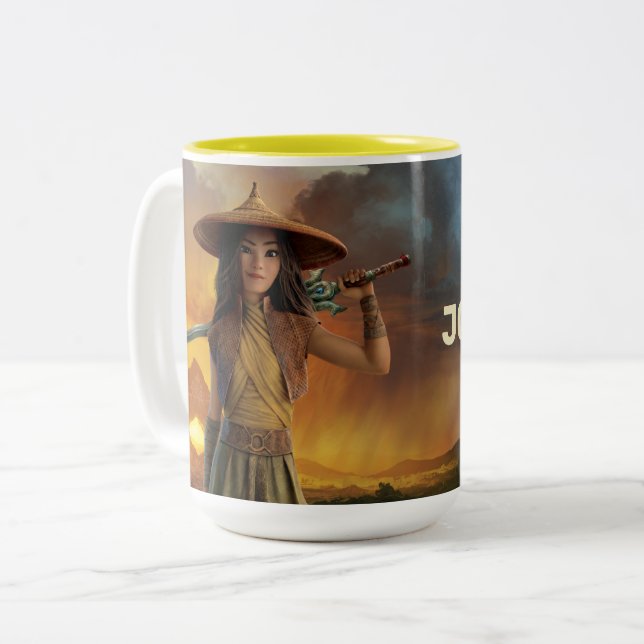 Fearless Raya Two-Tone Coffee Mug (Front Left)