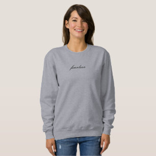 Fearless Script Lounge Pullover Sweatshirt