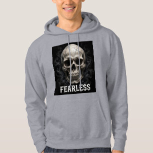 Fearless Skull Graphic Men's Hoodie