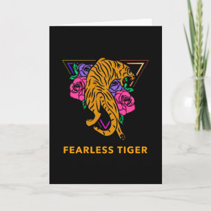 Fearless Tiger Card