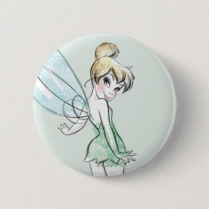 Fearless Tinker Bell 2 Inch Round Button
