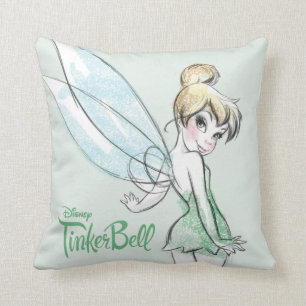 Fearless Tinker Bell Throw Pillow
