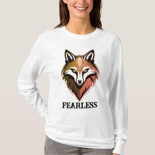 Fearless Wolf Women’s Long Sleeve T-Shirt – Freefi