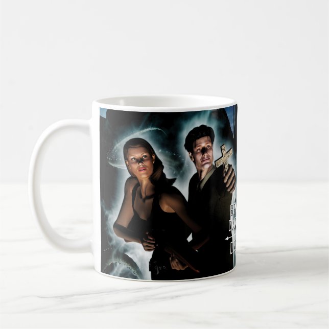 Fearless young couple coffee mug (Left)