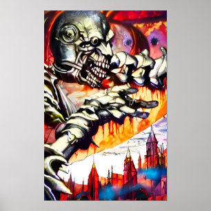 Fear's Ravager - Ken Gauge Art Poster