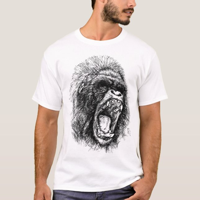 fearsome gorilla tshirt (Front)
