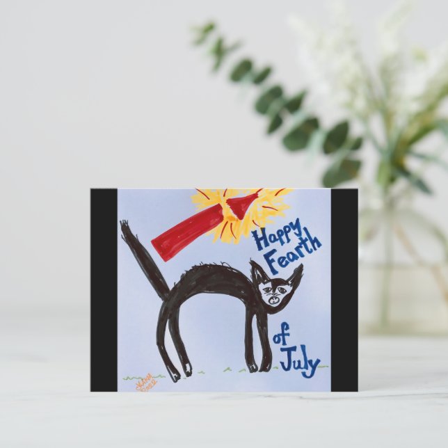 Fearth of the Fourth of July Card (Standing Front)
