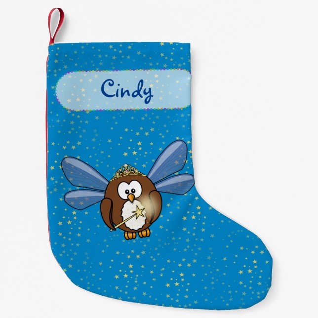 feary hibou chaussette de Noël (Devant)