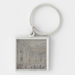 Feast given by Madame du Barry  for Louis XV Keychain