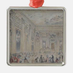 Feast given by Madame du Barry for Louis XV Metal Ornament
