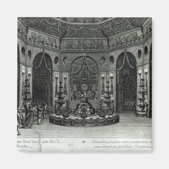 Feast given in the little grounds in magnet (Front)