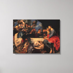 Feast in the house of Simon the Pharisee, c.1620 Canvas Print