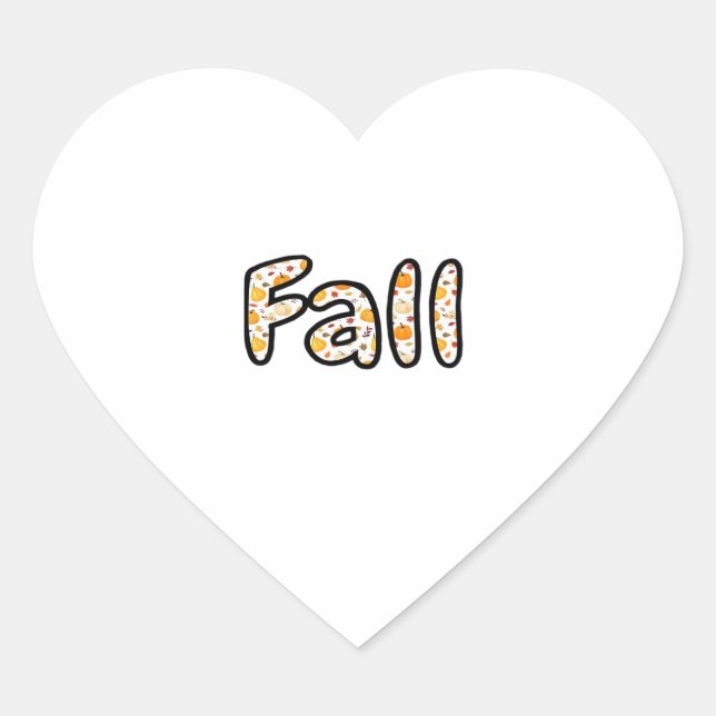 Feast Mode – Cute Autumn Comfort Food Plate Boxy T Heart Sticker (Front)