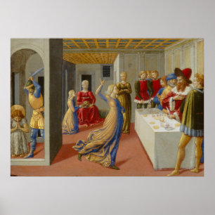 Feast of Herod - Benozzo Gozzoli Fine Art Poster