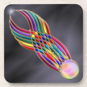 Feast of Jewels Cork Coaster