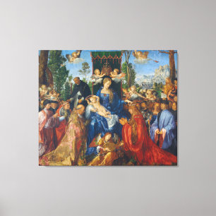 Feast of Rose Garlands Canvas Print