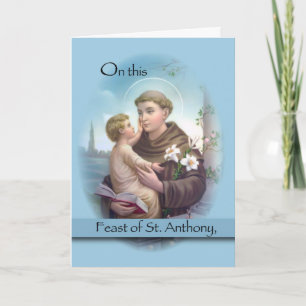 Feast of St. Anthony, Blue Card