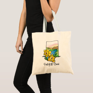 Feast of St. David Daffodils Tote Bag