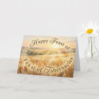 Feast of Tabernacles Card (Christian)