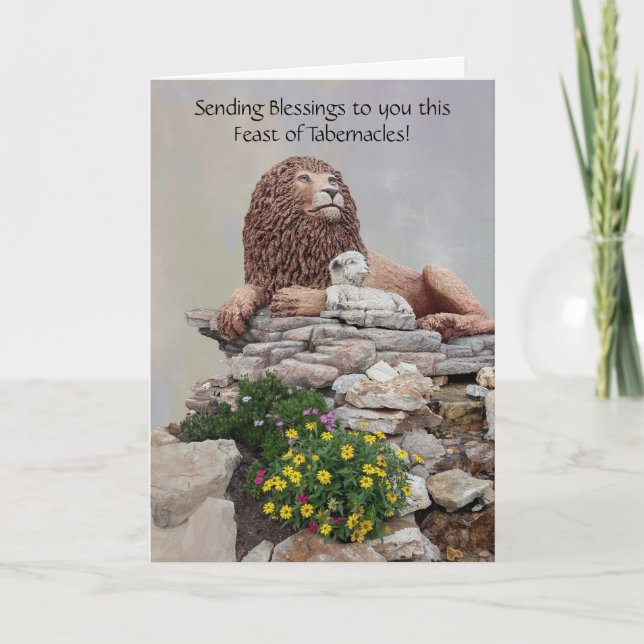 Feast of Tabernacles Card – Isaiah 65:25 (Front)