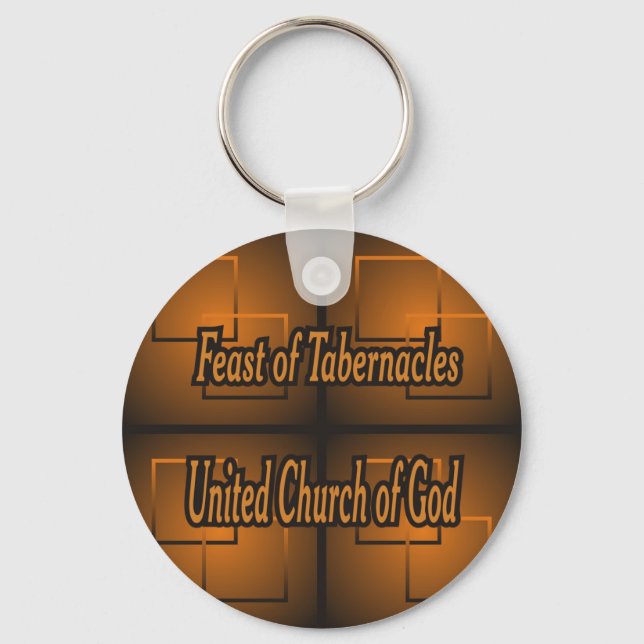 Feast of Tabernacles Items Keychain (Front)