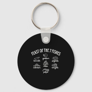 Feast Of The 7 Fishes  Keychain