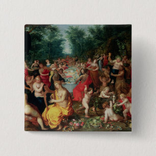 Feast of the Gods 2 Inch Square Button