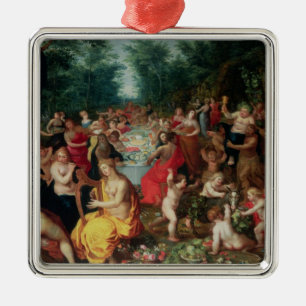 Feast of the Gods Metal Ornament