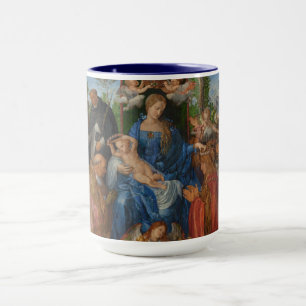 Feast of the Rose Garlands, 1506 (oil on wood) Mug