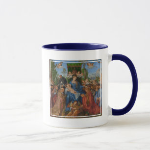 Feast of the Rose Garlands, 1506 (oil on wood) Mug