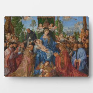 Feast of the Rose Garlands, 1506 (oil on wood) Plaque