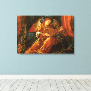 Feast of the Rose Garlands Angel by Albrecht Durer Canvas Print