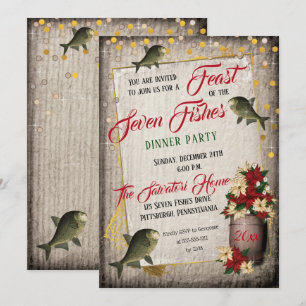Feast of the Seven Fishes Italian American Party I Invitation