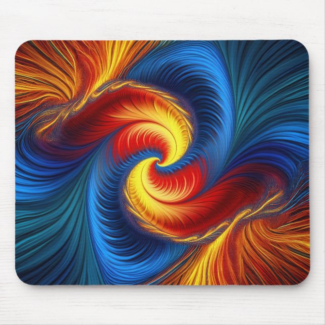 Feather And Claw Mandelbrot Fractal Mouse Pad (Front)
