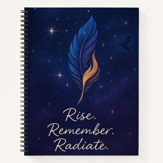 Feather and Flame Cosmic Journal (Front)