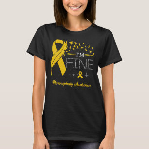 Feather Birds I'm Fine Microcephaly Awareness T-Shirt