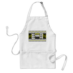 Feather Blessings in Yellow Standard Apron