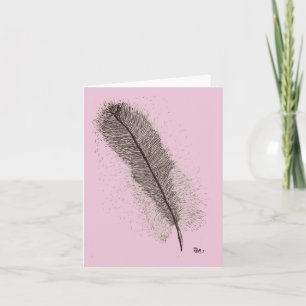 feather card