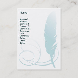 Feather - Chubby Business Card