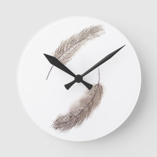 feather clock