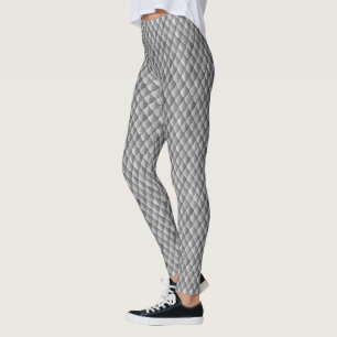 Feather Dragon Scale Armour Silver Leggings