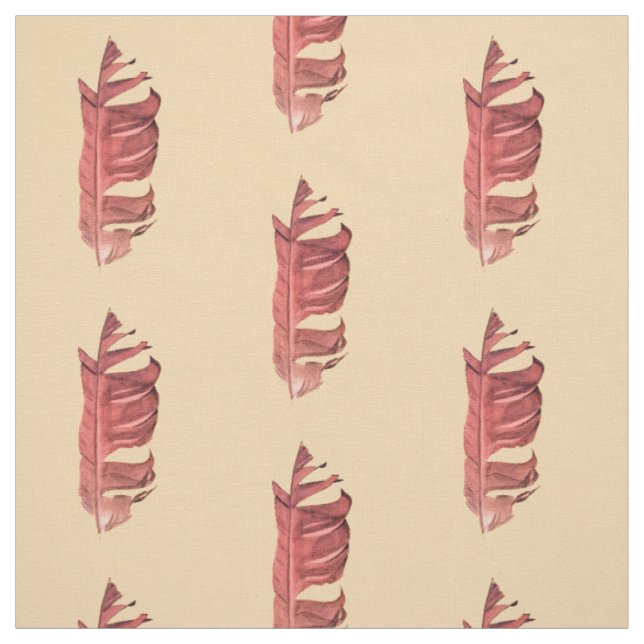 Feather drawing fine art original illustration fabric (Swatch)