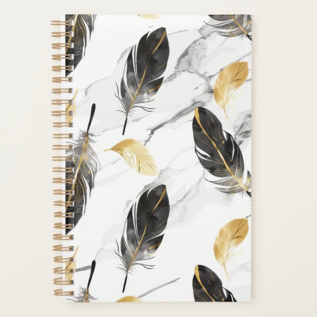 "Feather Dreams Notebook" Planner (Front)
