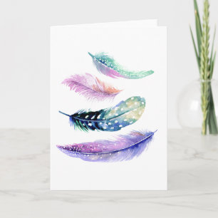 Feather Favourites Custom Greeting Card