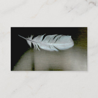 Feather Feathers Natural Mystic Art Business Cards