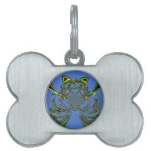 Feather Fish Pet ID Tag